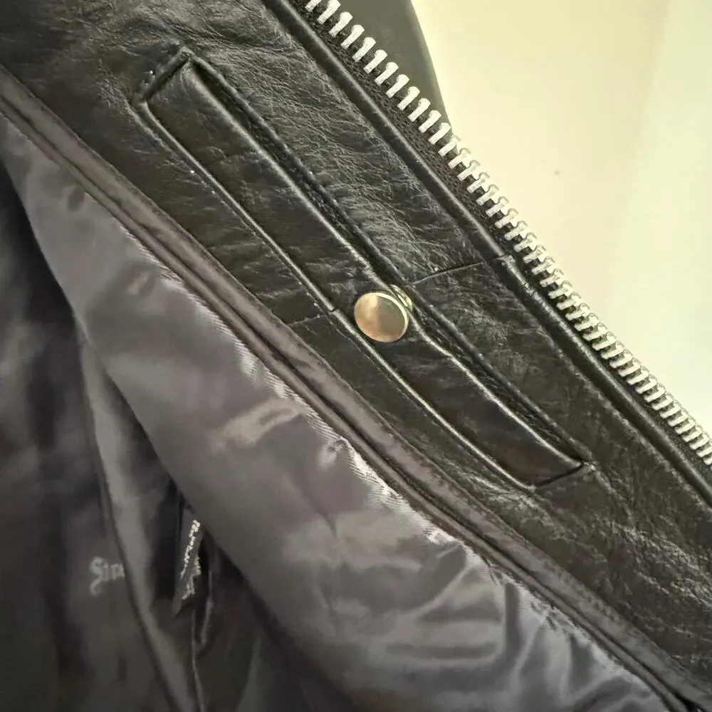 Street & Steel Scooter Leather Jacket - Size Large - Picture 11 of 15